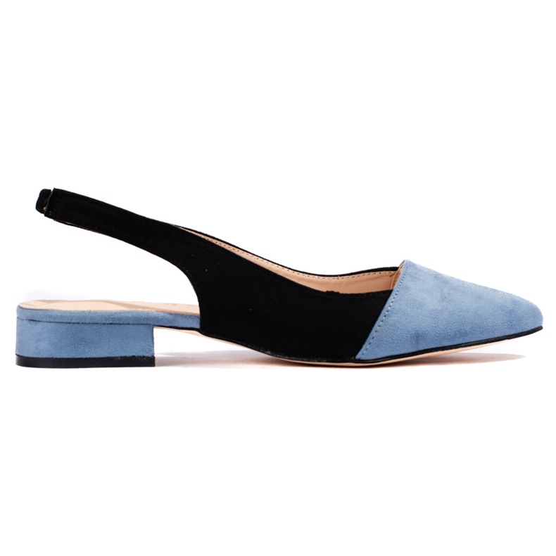 Sapatos de salto femininos abertos Shelovet preto