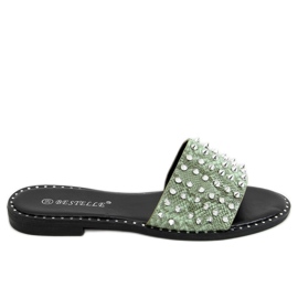 BM Chinelos com tachas Fenton Green verde