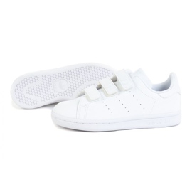 Adidas Stan Smith FX7535 calçados esportivos brancos com velcro