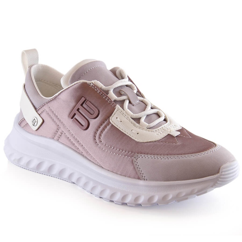 Bugatti Sapatos esportivos femininos confortáveis ​​na plataforma Bagatti LL293057 rosa
