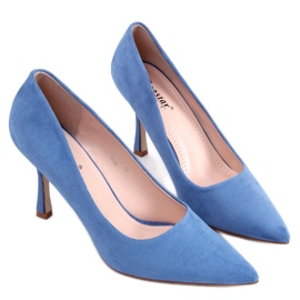 Sapatilhas femininas de camurça Giorgia Blue azul