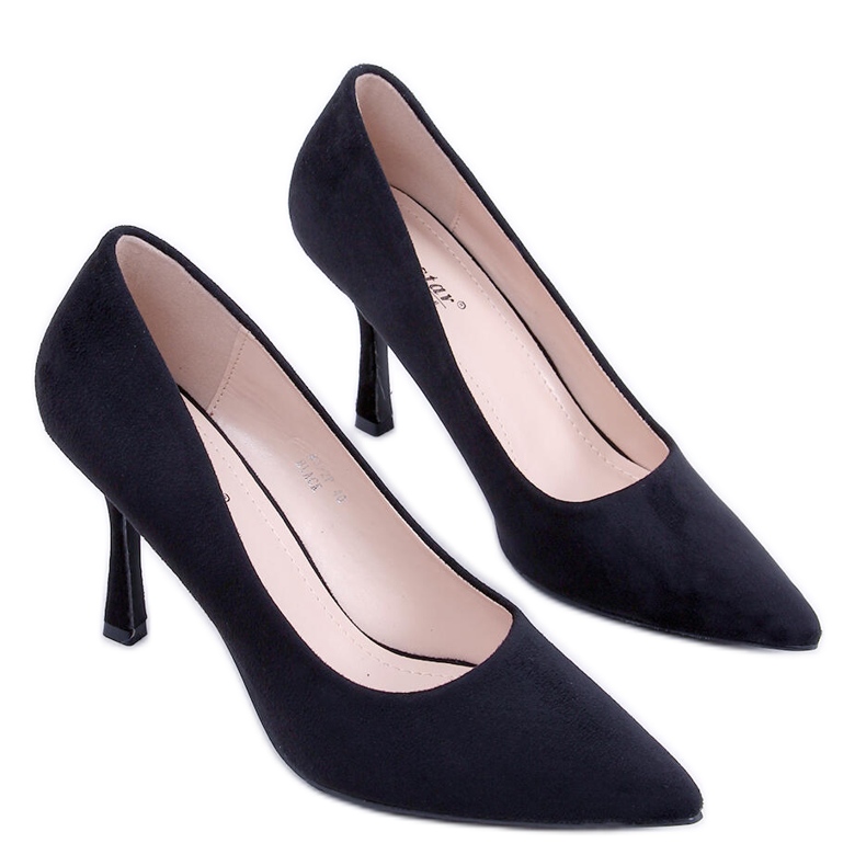 Sapatilhas femininas de camurça Giorgia Black preto