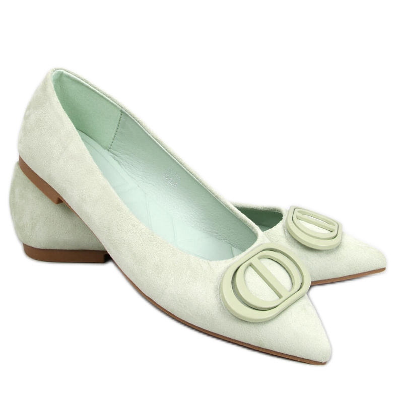 Sapatilhas Arte Green biqueira amêndoa verde