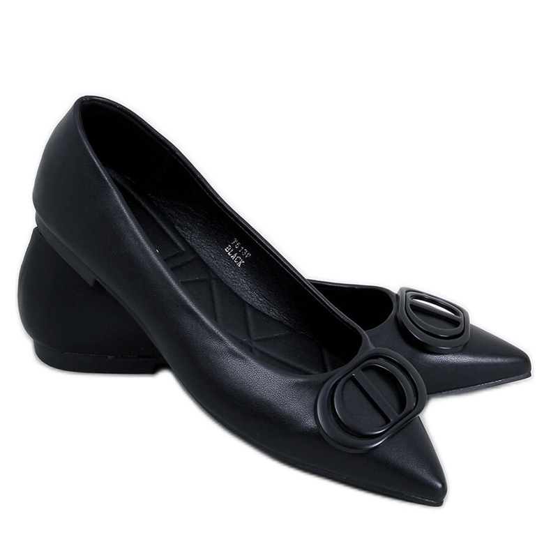 Sapatilhas de Balé Falana Black Almond Toe preto