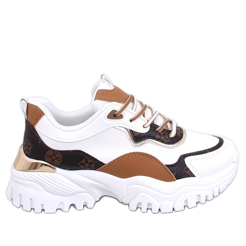 BM Nesbit Tênis de salto branco