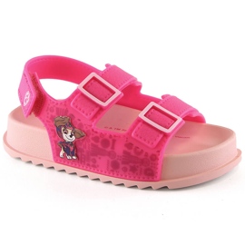 Sandália rosa confortável para menina Paw Patrol Zaxy JJ385015 07GR21BR