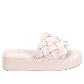 BM Inaba Sandália de cunha bege