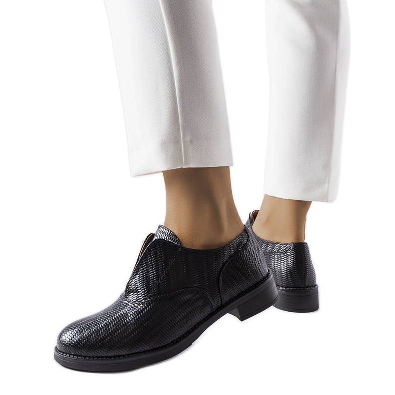 Brogues bege LS5379 Taupe preto