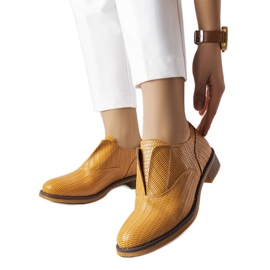 Sapatos castanhos claros LS5379 Taupe marrom