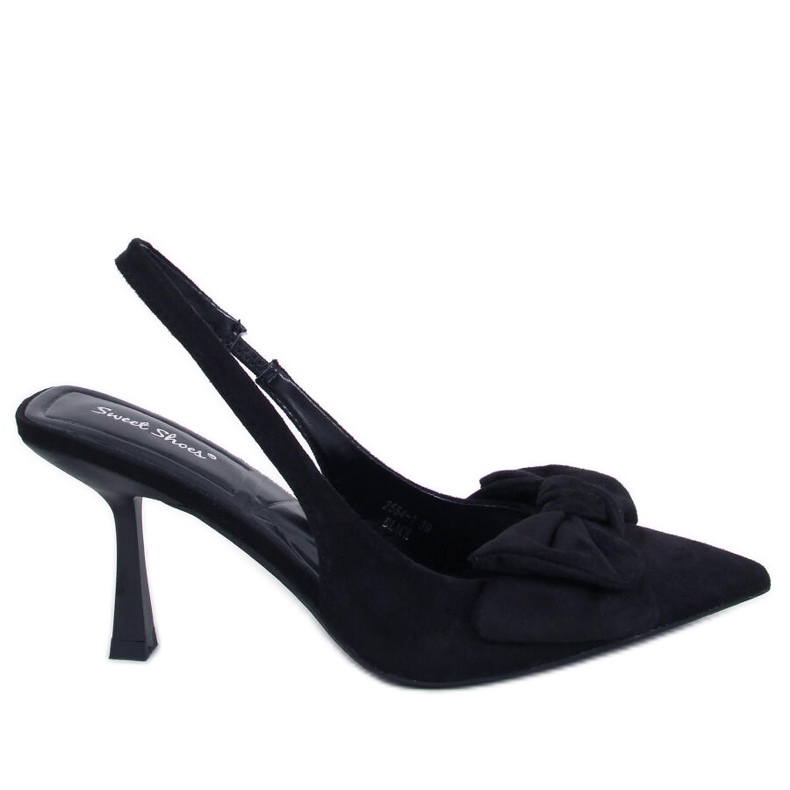 PA1 Sapatos de salto alto abertos Shirley Black preto