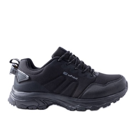 McBraun Botas de trekking pretas Batard preto