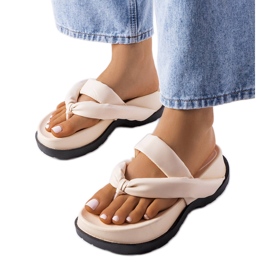 PA1 Slide plataforma bege da Lachapelle