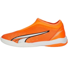 Puma Ultra Match Ll It + Mid Jr 107232 01 chuteiras de futebol laranja laranjas e tintos