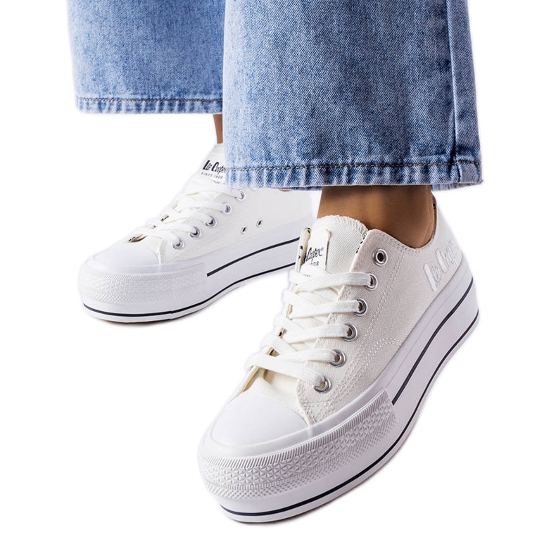 Lee Cooper LCW-22-31-0842L tênis branco
