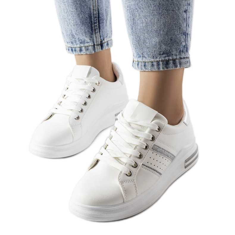 Tênis plataforma branco Lanoie