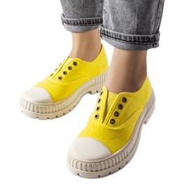 Tênis Walton amarelo com elástico