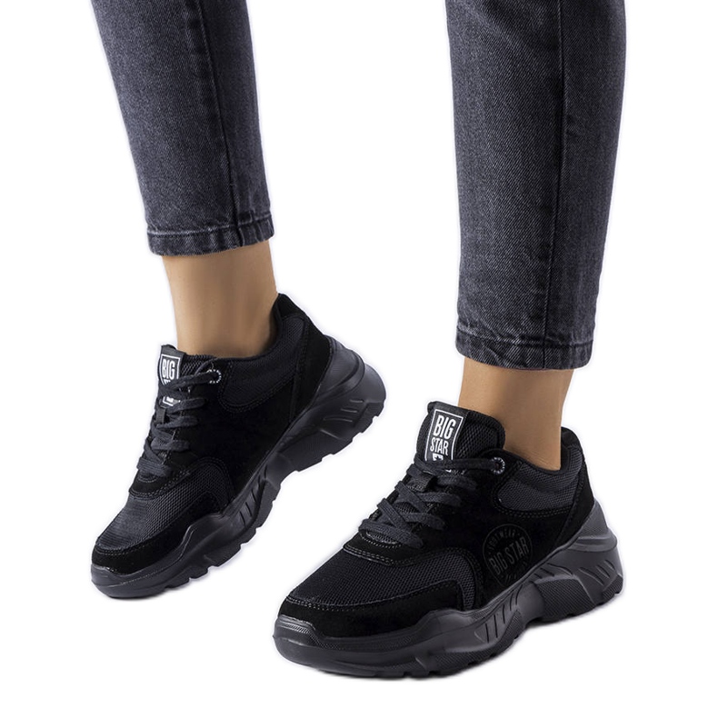Tênis preto Big Star JJ274A113