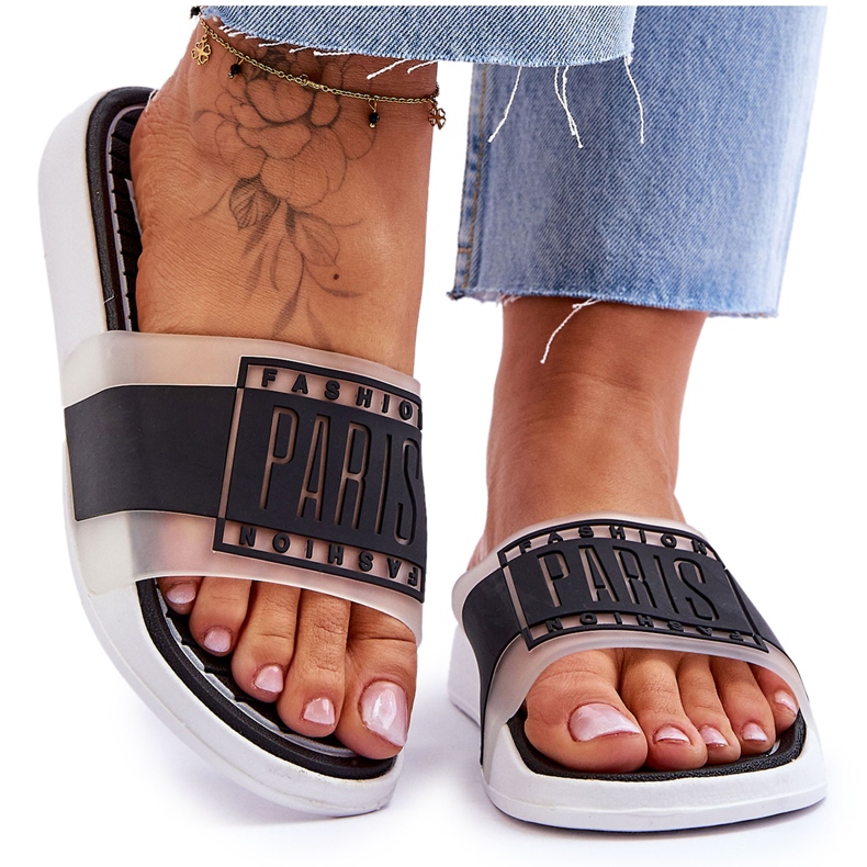 Chinelos esportivos femininos Black Sunrise preto