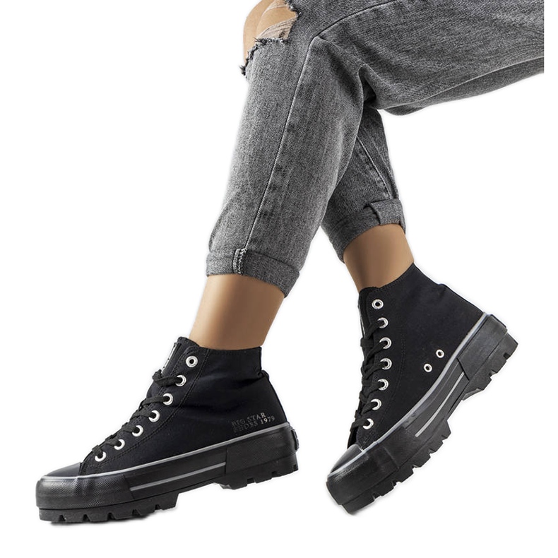 Botins pretos Big Star LL274155