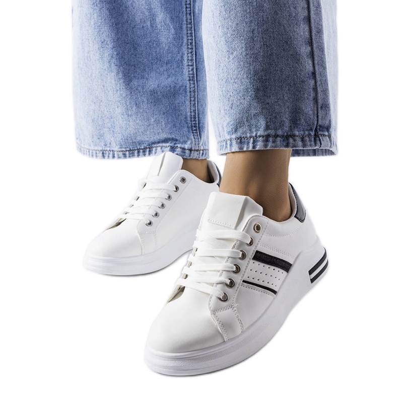 Tênis plataforma branco Lanoie