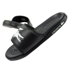 Chinelos Lacoste Croco Dualiste M 20312 preto