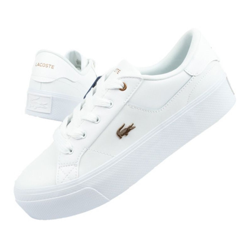 Tênis esportivo Lacoste Ziane Platform W 1321G branco