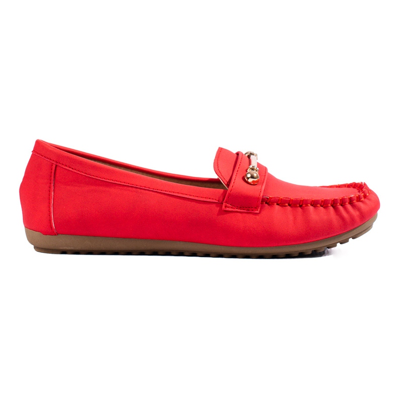 Mocassins vermelhos de mulher Shelovet