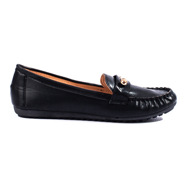 Mocassins pretos de mulher Shelovet