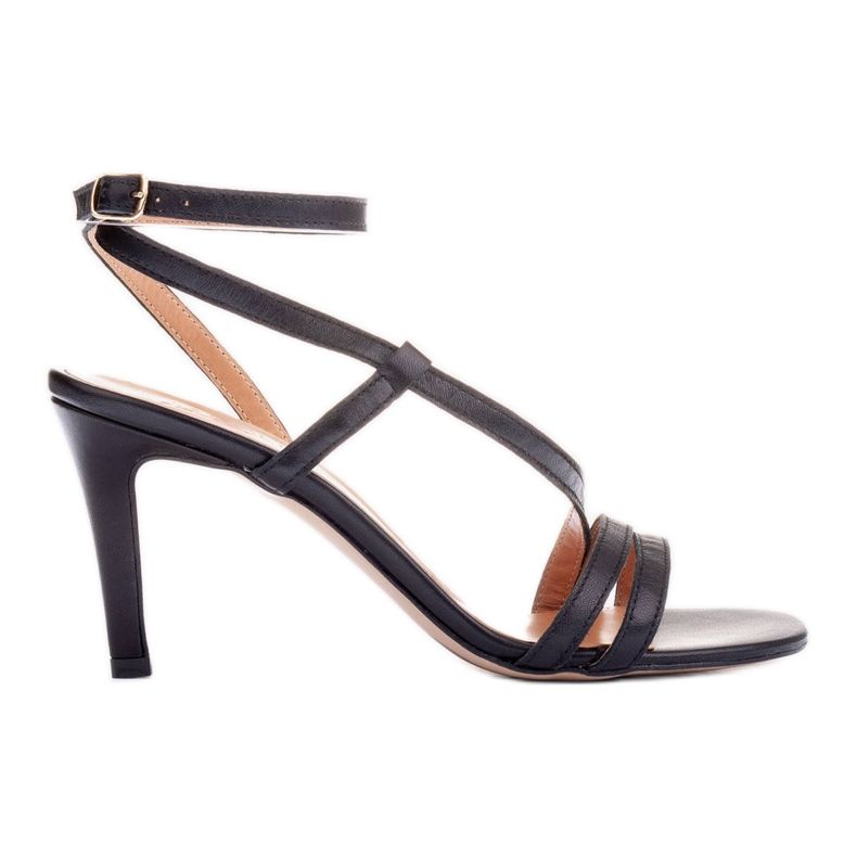 Marco Shoes Sandálias de salto alto preto