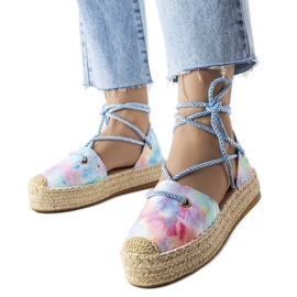 Espadrille plataforma azul Duffet Espadrille plataforma azul Duffet