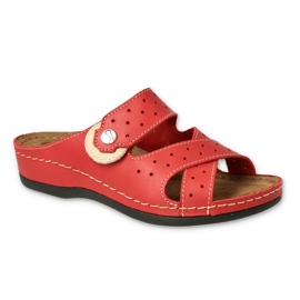 Befado sapatos de mulher 158D183 vermelho