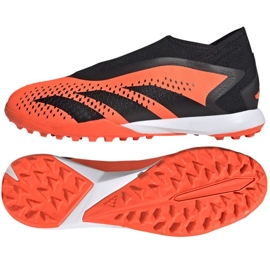 Chuteira Adidas Predator Accuracy.3 Tf Ll M GW4643 laranja laranjas e vermelhos