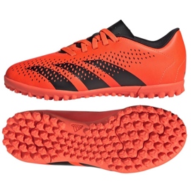 Chuteiras Adidas Predator Accuracy.4 GW7086 laranja laranjas e tintos
