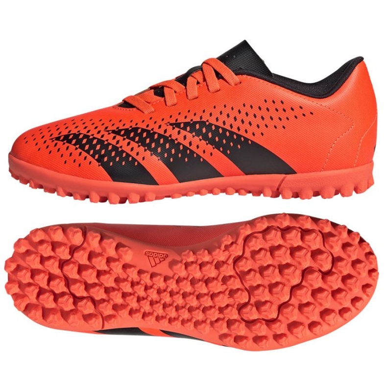 Chuteiras Adidas Predator Accuracy.4 GW7086 laranja laranjas e tintos