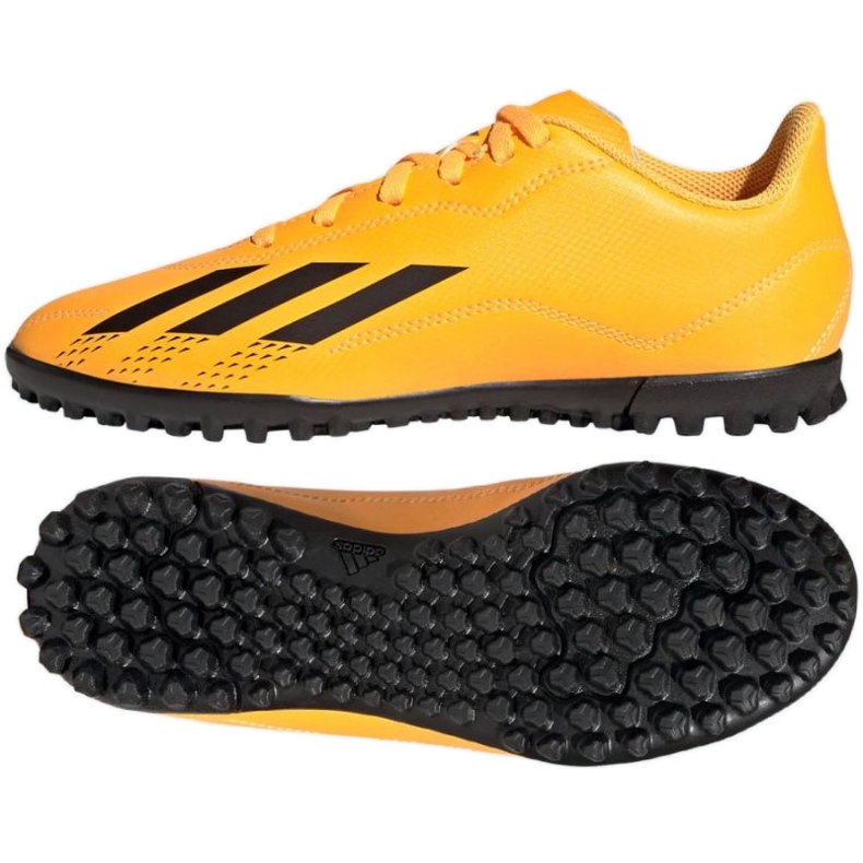 Chuteiras Adidas X Speedportal.4 Tf GZ2448 laranja amarelos