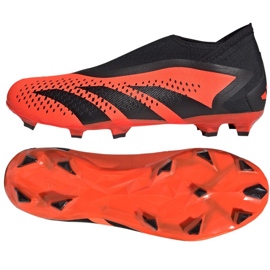 Chuteira Adidas Predator Accuracy.3 Fg Ll M GW4595 laranja laranjas e vermelhos