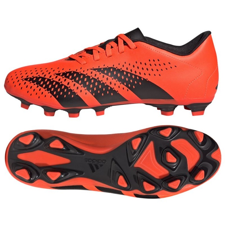 Chuteira Adidas Predator Accuracy.4 Fg M GW4603 laranja laranjas e tintos