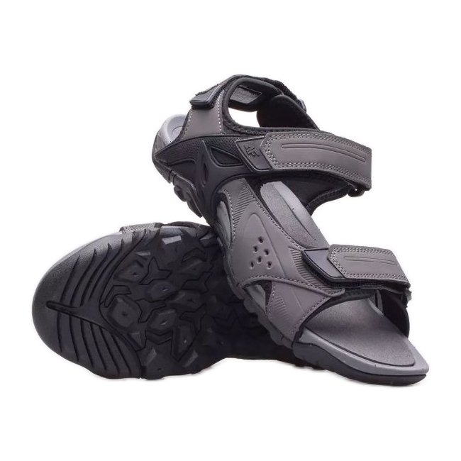 Sandálias 4F M 4FSS23FSANM018-22S cinza Sandálias 4F M 4FSS23FSANM018-22S cinza