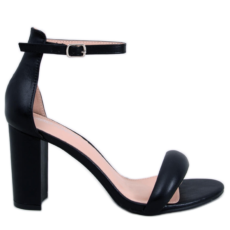Sandália salto alto Jonah preta preto