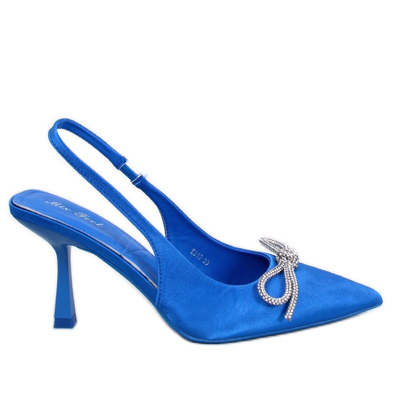 Sapatos de salto aberto Hannah Blue azul