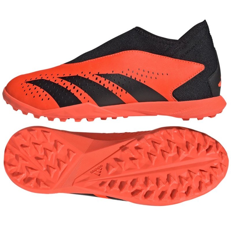 Chuteira Adidas Predator Accuracy.3 Tf Ll Jr GW7091 laranja