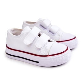 FR1 Tênis infantil com velcro Bernie branco
