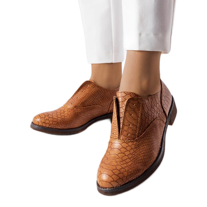 Sapatos marrons LS5379 Taupe castanho