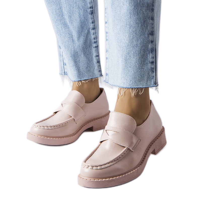 Mocassins rosa elegantes de Élodie