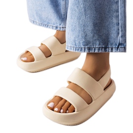 Sandália bege da Émond Sandália bege da Émond