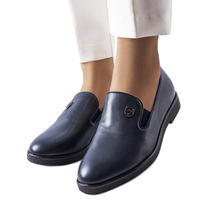 Sapatos Concord lisos marinhos azul