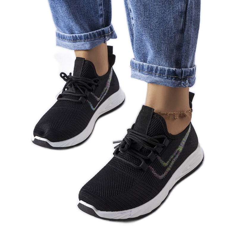 Tênis de tecido preto McKeylor