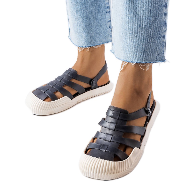 Sandália preta de borracha Canton preto