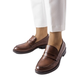 Mocassim marrom escuro da Deich