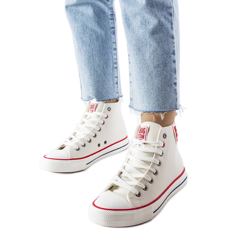 Tênis cano baixo branco Big Star JJ274132